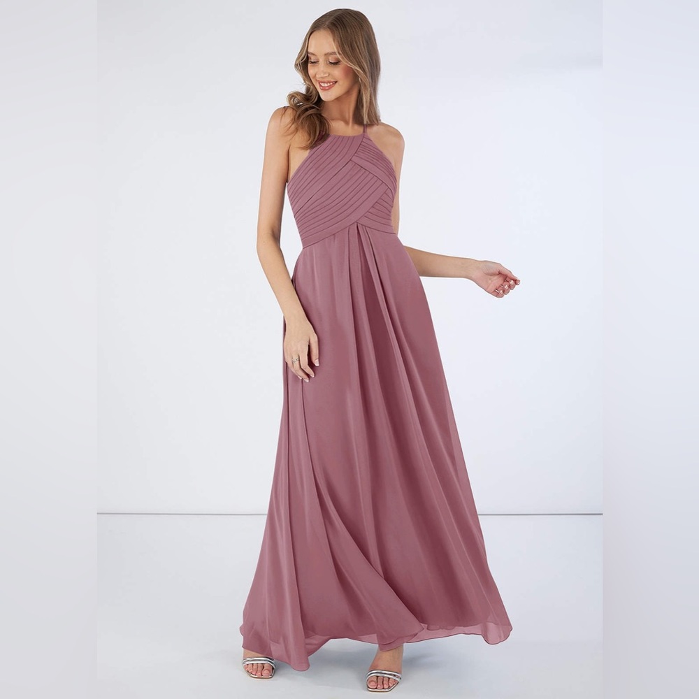 Azazie Ginger bridesmaid dress